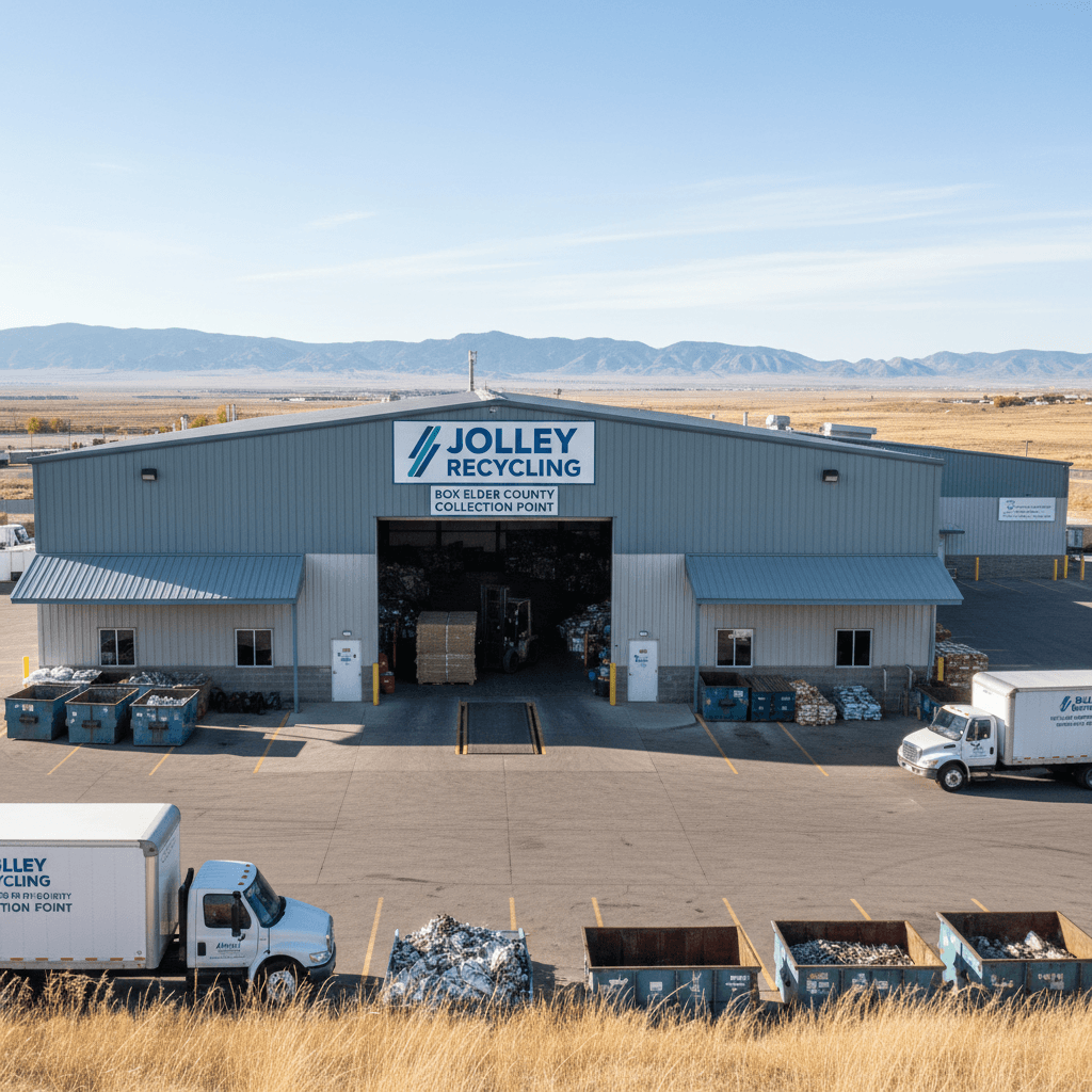 Jolley Recycling facility exterior in Box Elder County